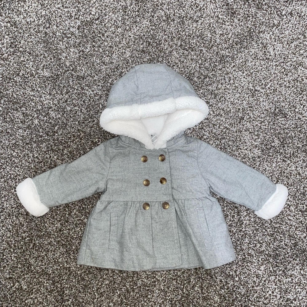 Carter's Gray Hooded Kids Coat
